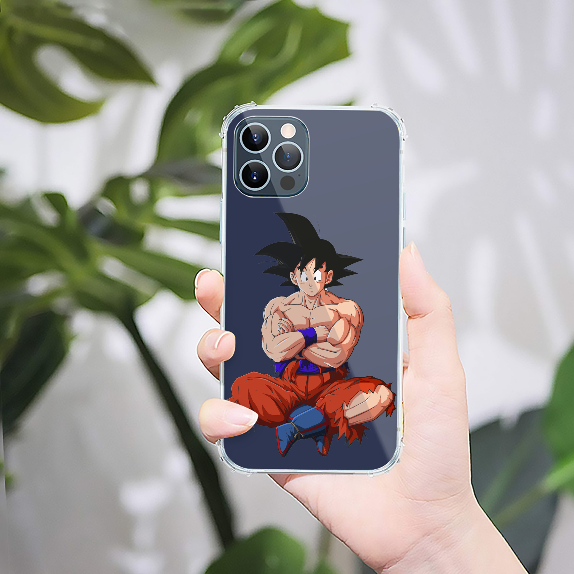 （画像用） ドラゴンボール 孫悟空（そん ごくう）Son Goku カカロット DRAGON BALL Kakarotto 【iPhone 12シリーズ対応】透明スマホケース（クリアソフトケース）
